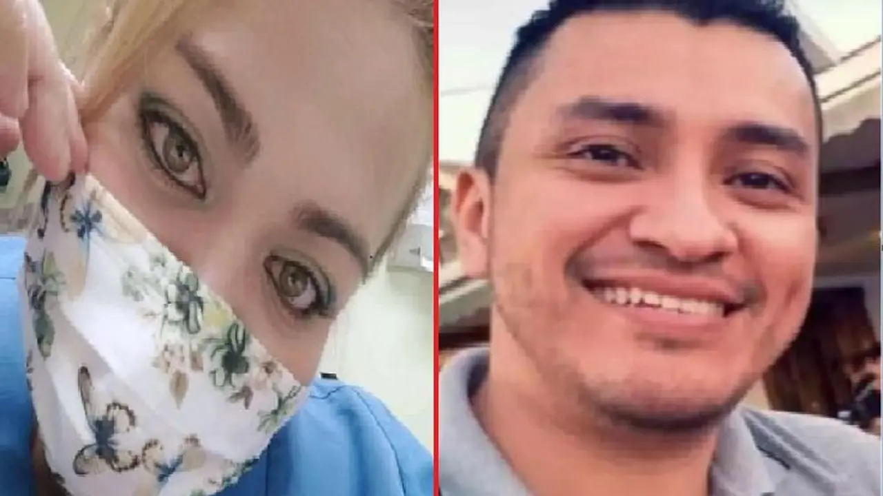 Enfermera y su amigo