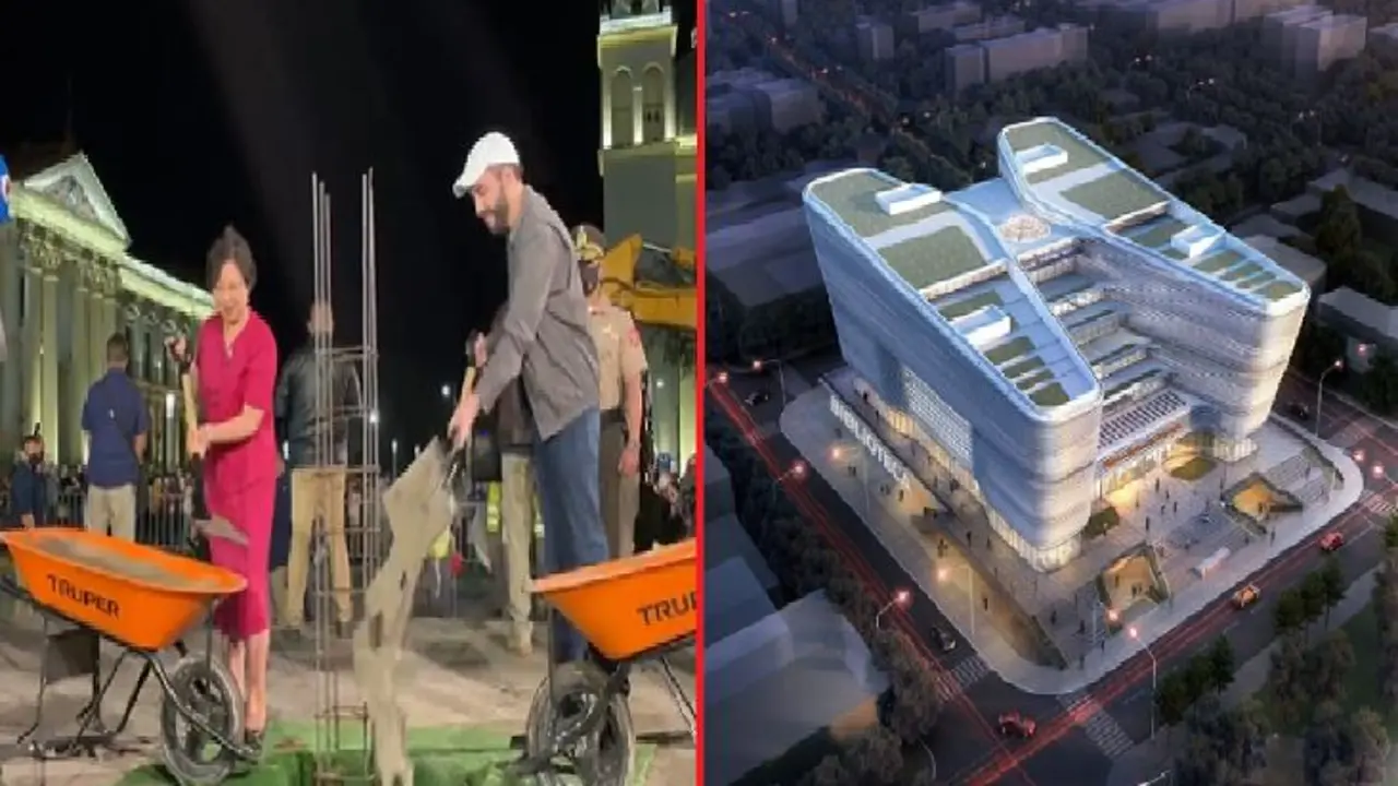 Primera piedra de Biblioteca