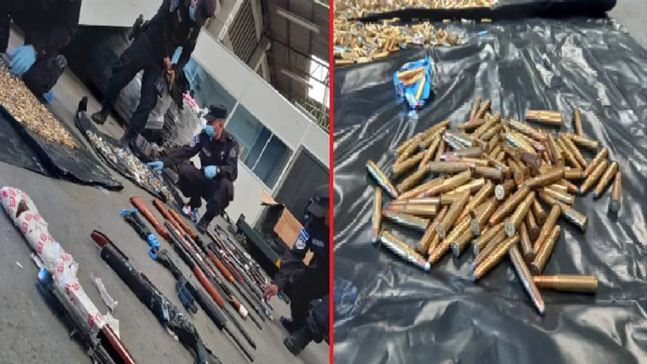 Decomisan cargamento de armas