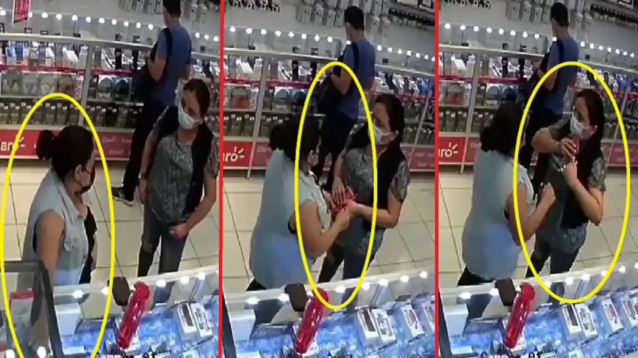 Hurtando celular en Soya