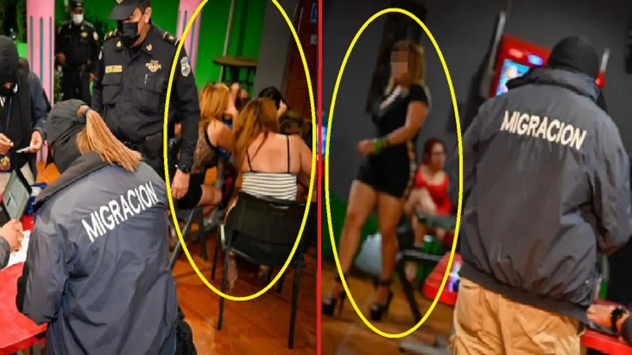 Once mujeres en dos barras show