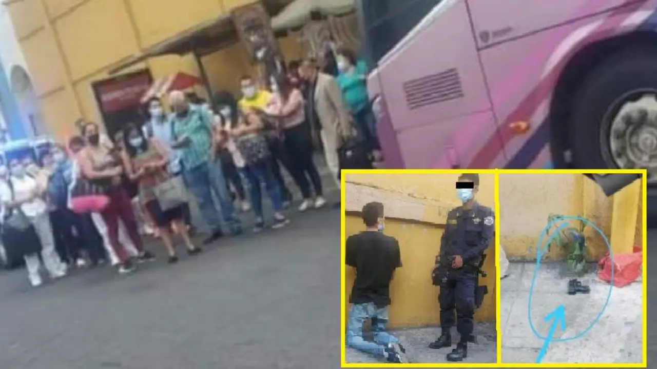 Iba asaltando en la 201