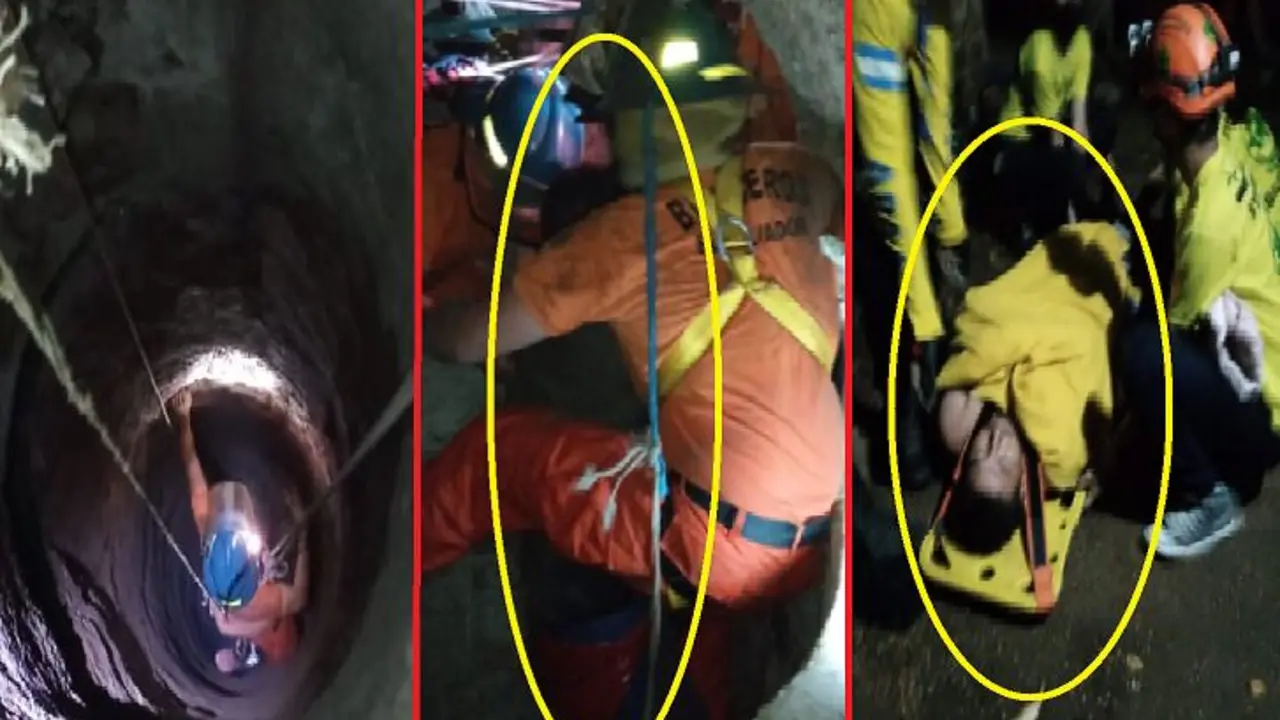 de 35 metros de profundidad