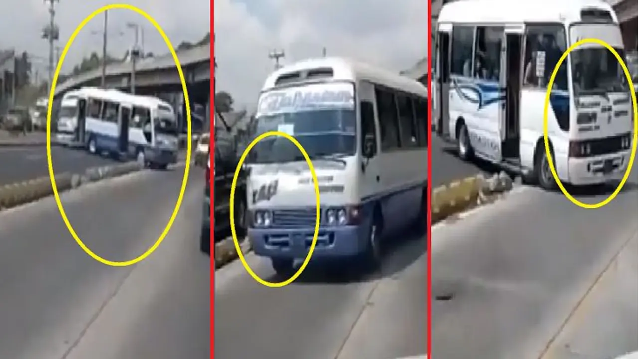 Microbuseros de la 140 y 29-A se saltan separador