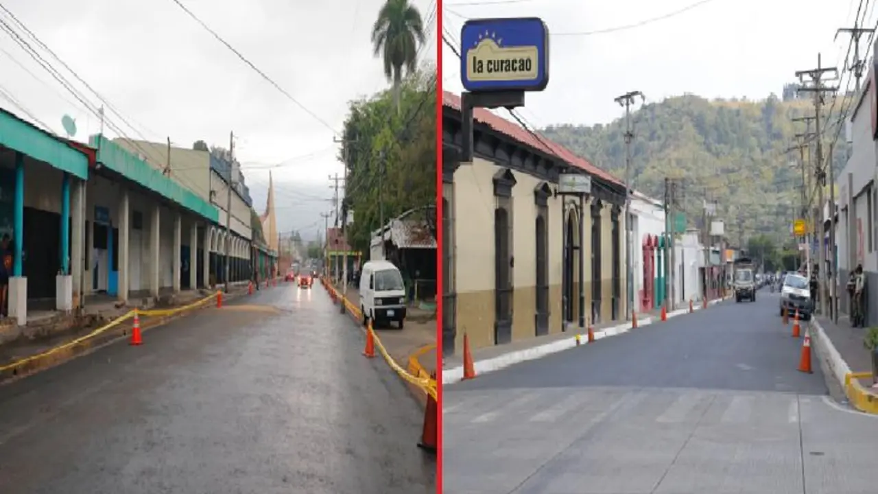 Reordenamiento en centro de Santa Tecla