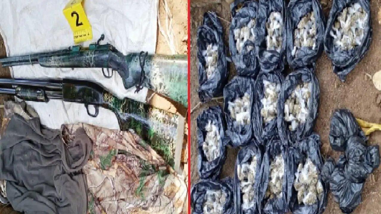 Armas y drogas en casa destroyer