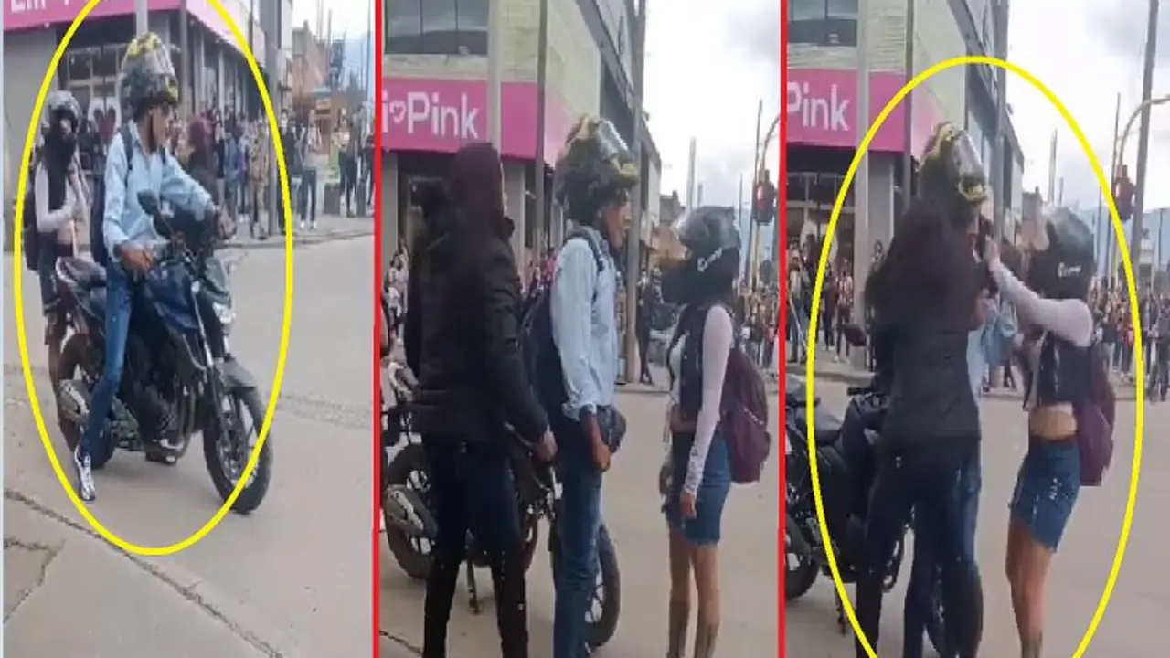 Esposa due&ntilde;a de la moto