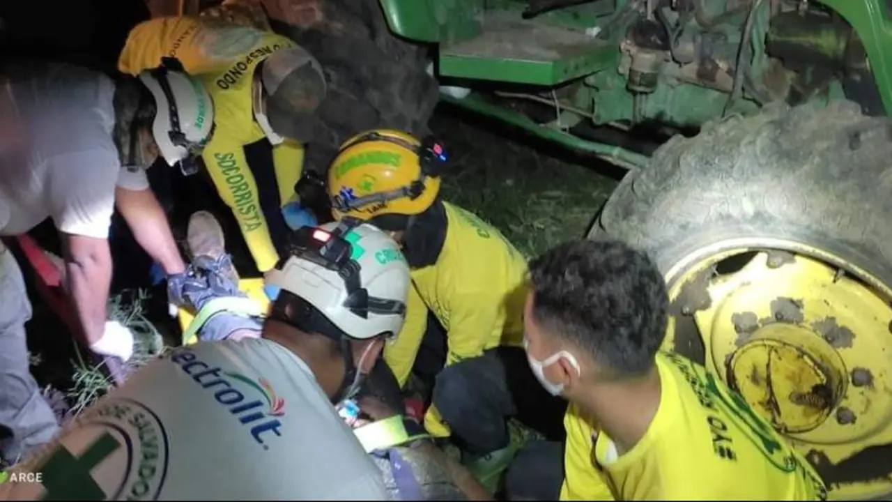 Amputado de su pierna