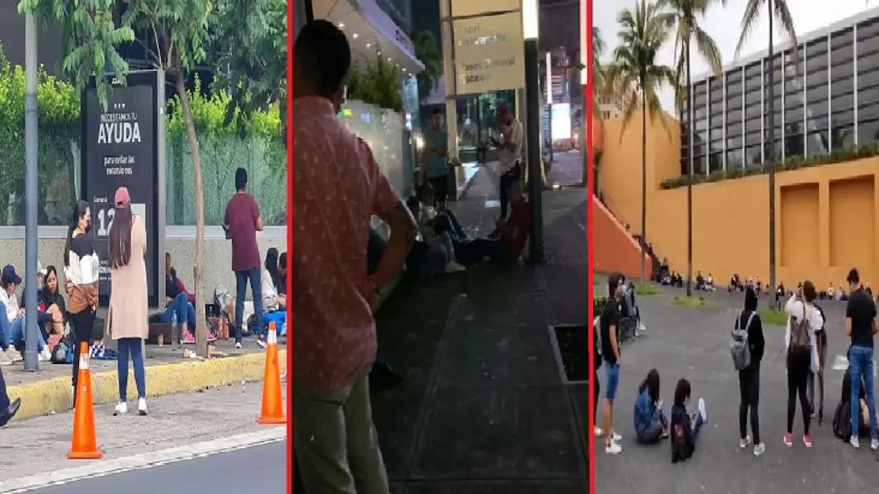 Haciendo fila para ver al Daddy