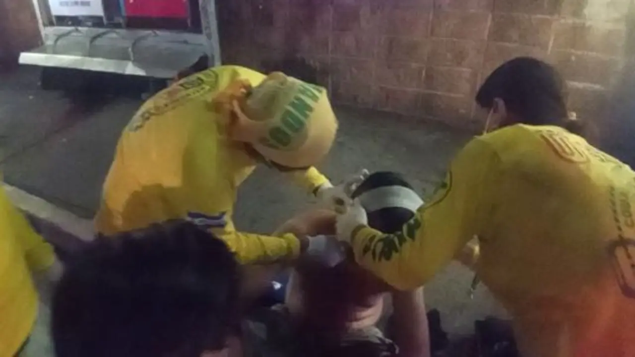 Herido frente a Metrosur