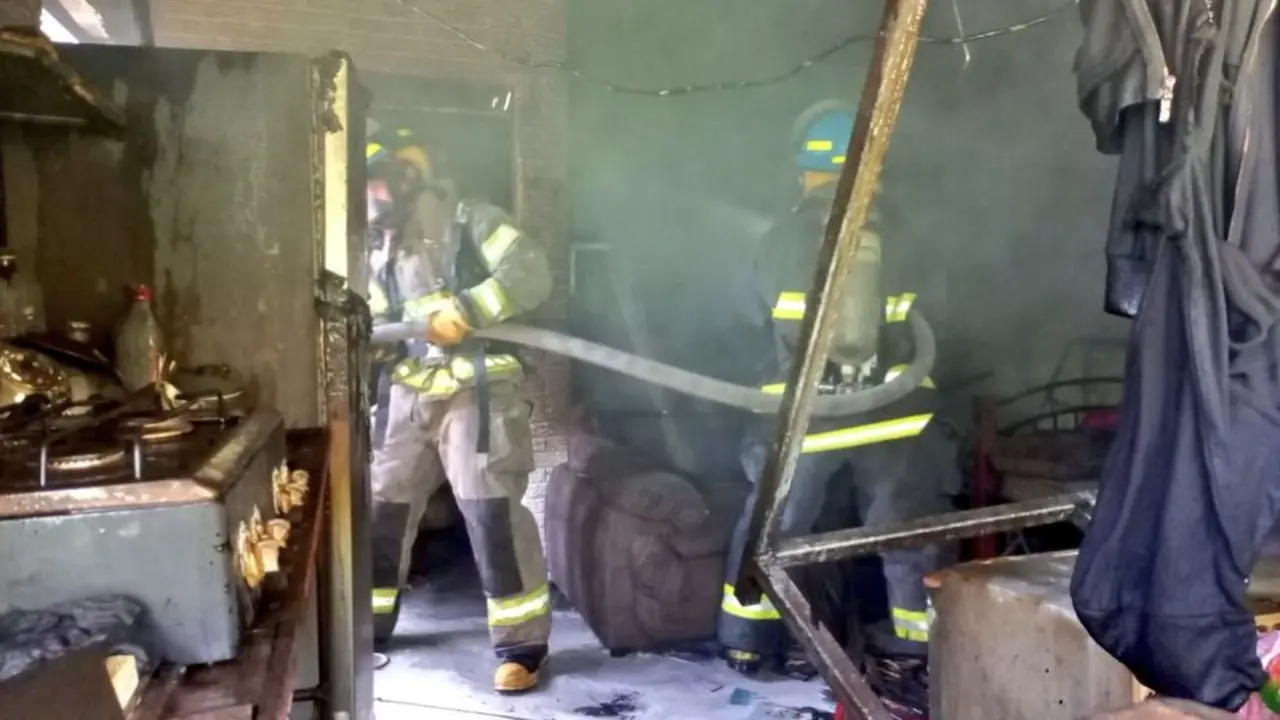 Incendio en Ciudad Delgado