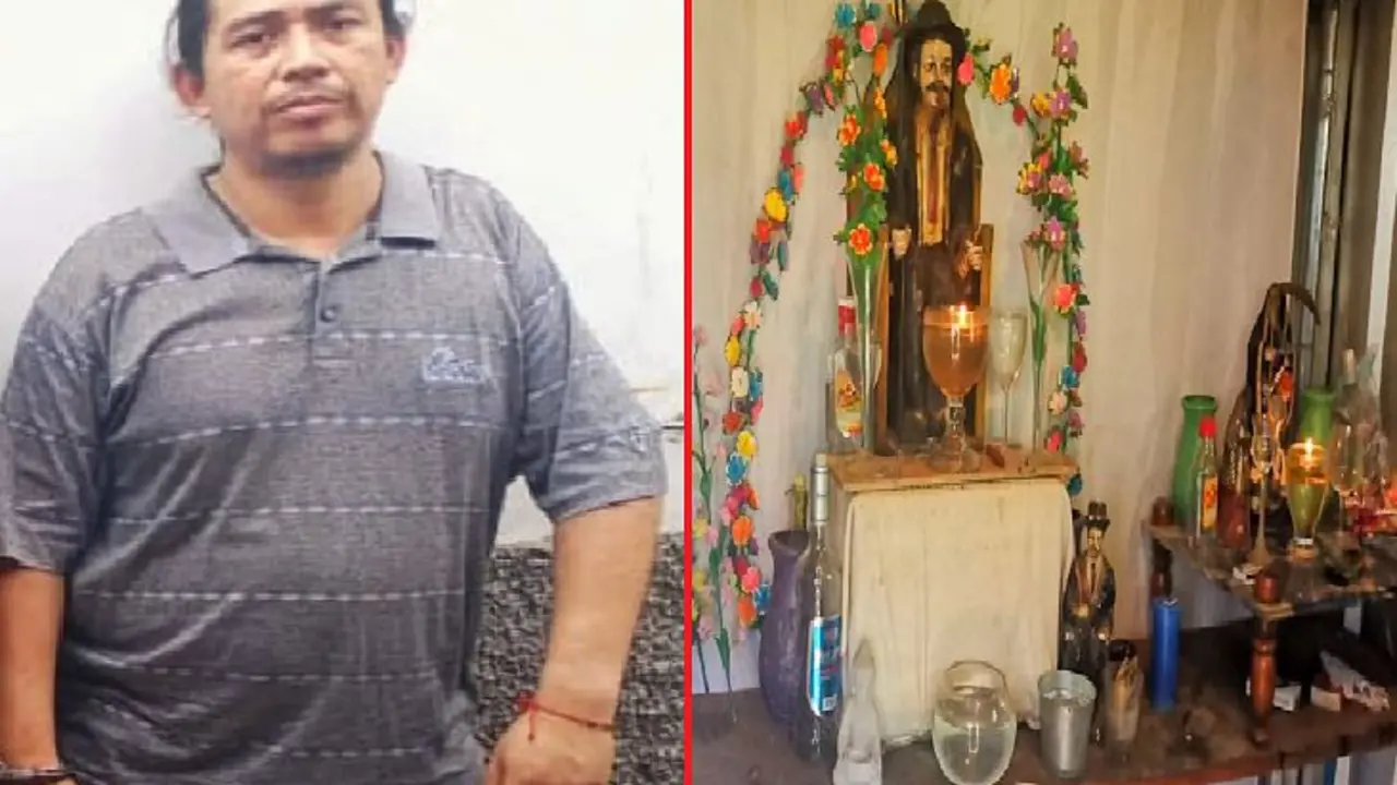 San Sim&oacute;n y Santa Muerte