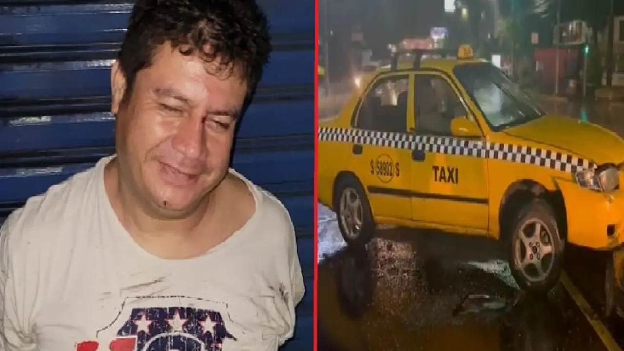 Taxista en supuesta ebriedad