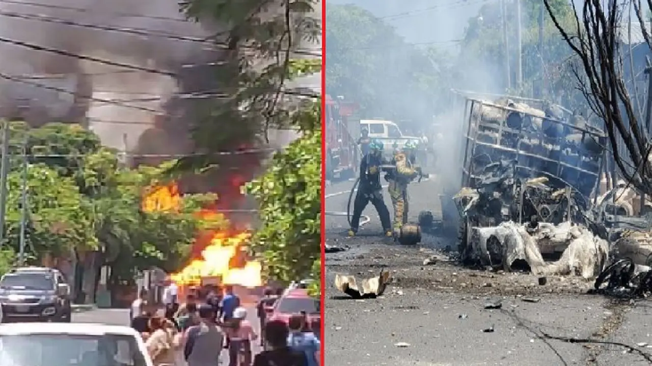 Tambos de gas en Zacatecoluca