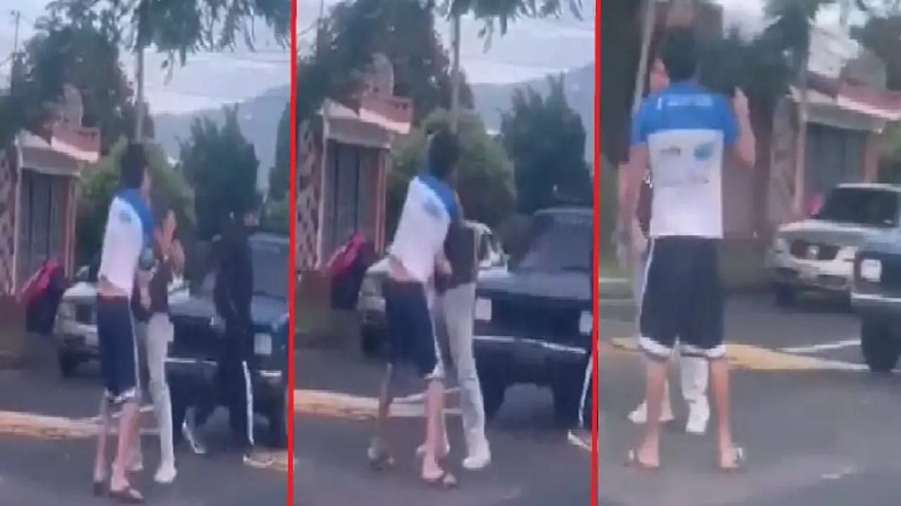 Se dan de golpes en Antiguo