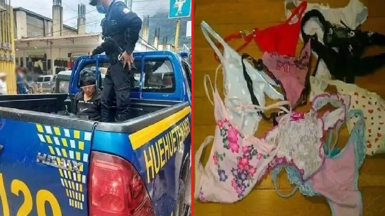 Por robar ropa interior a las vecinas