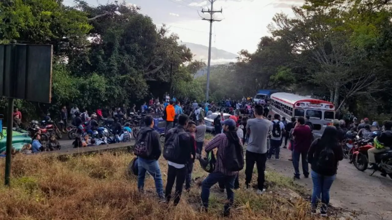 Protesta en Comasagua