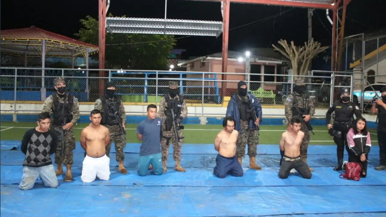 Clica de la MS en Comasagua