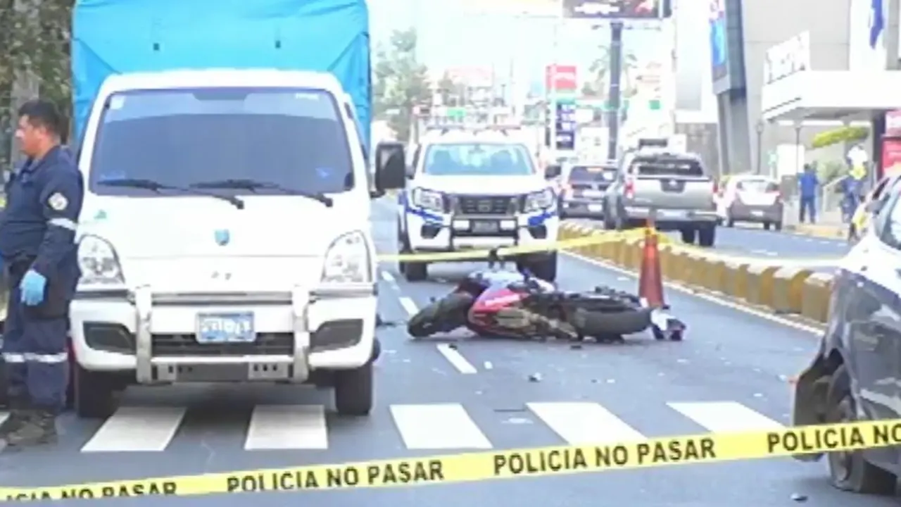 Accidente de dos motociclistas