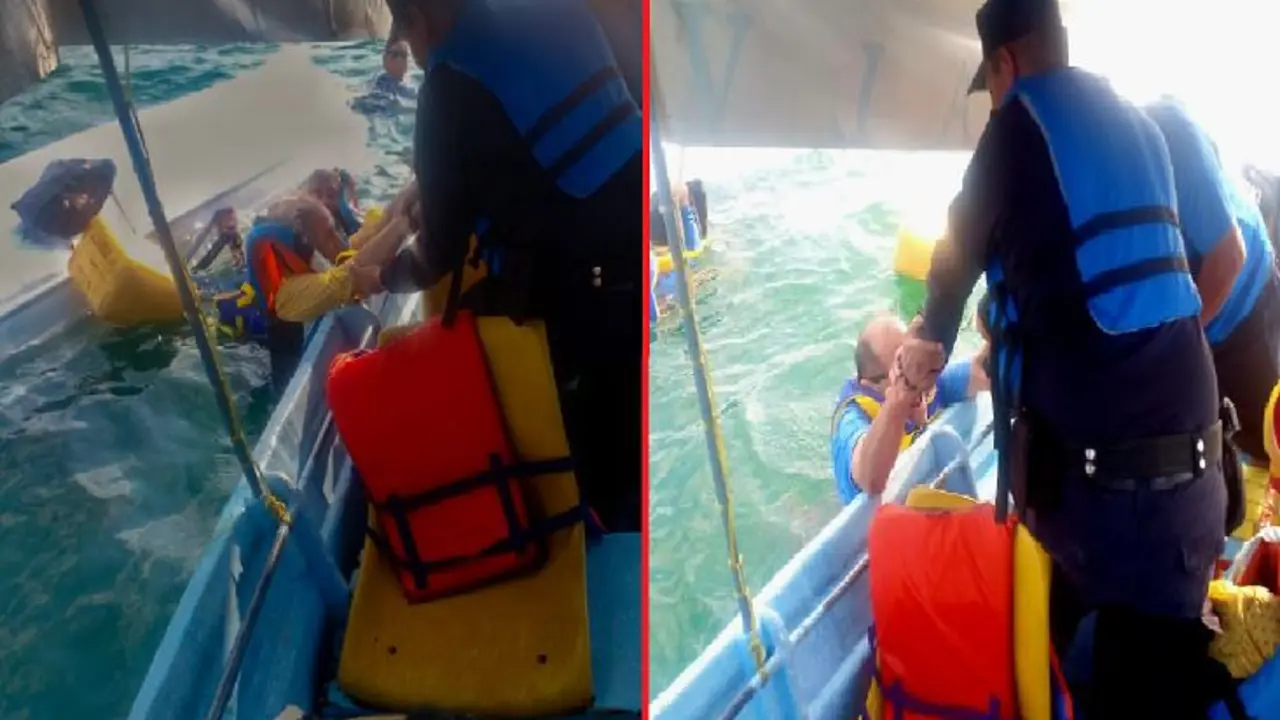 Cuatro turistas rescatados en Apulo