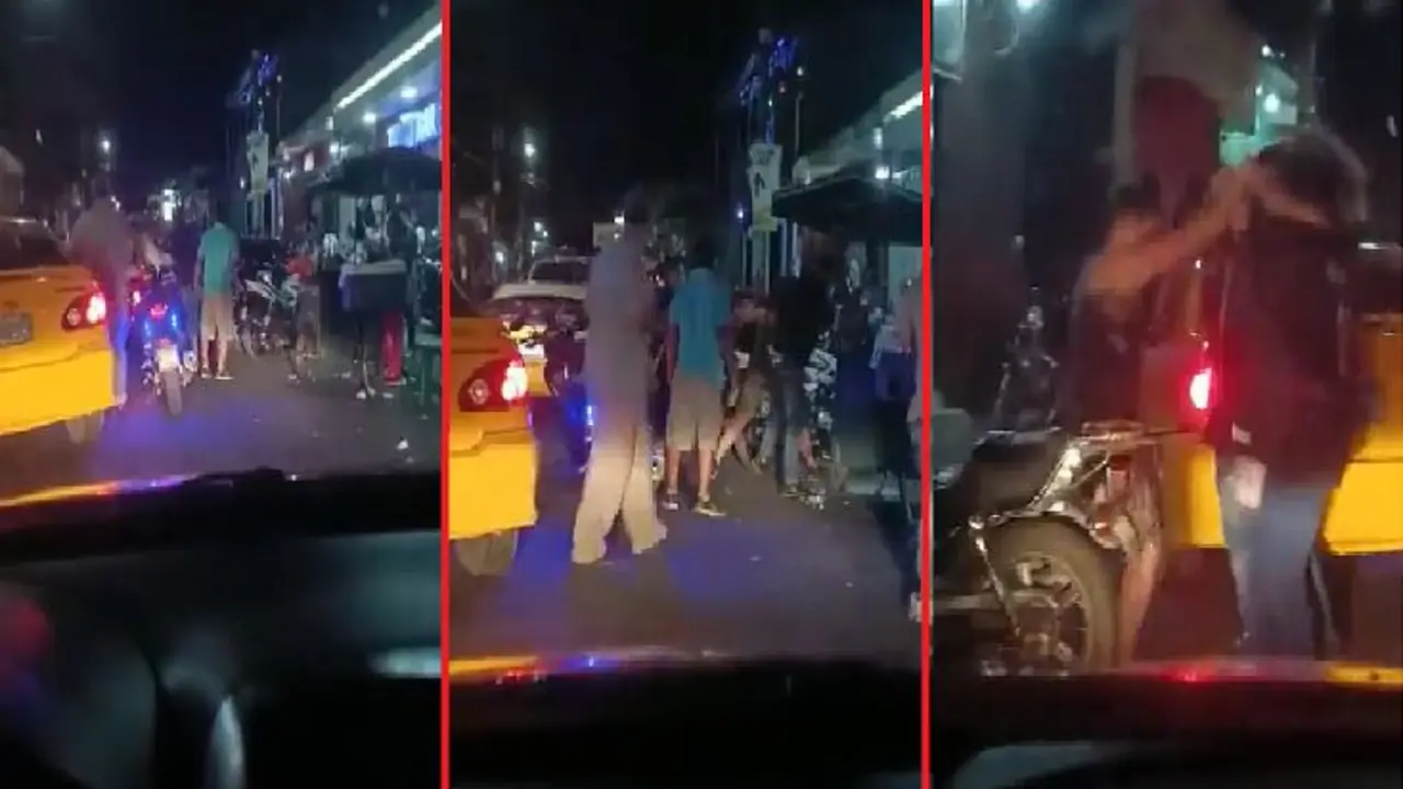 Pu&ntilde;etazos en San Miguel