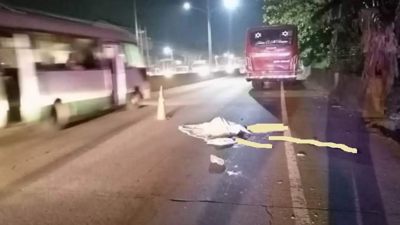 Hombre se lanz&oacute; a bus de la ruta 10