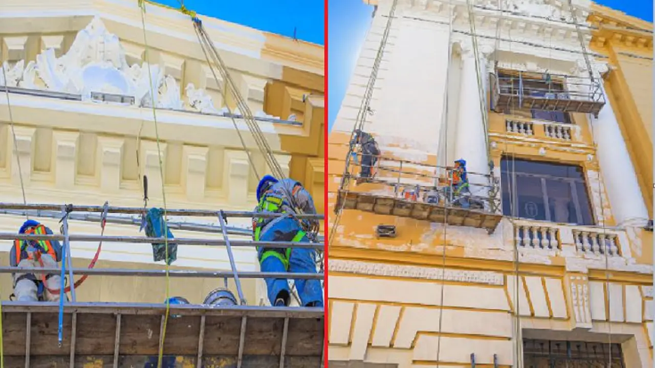 Pintura al Teatro Nacional