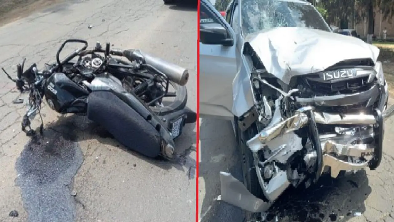 Motociclista muerto en Santa Ana