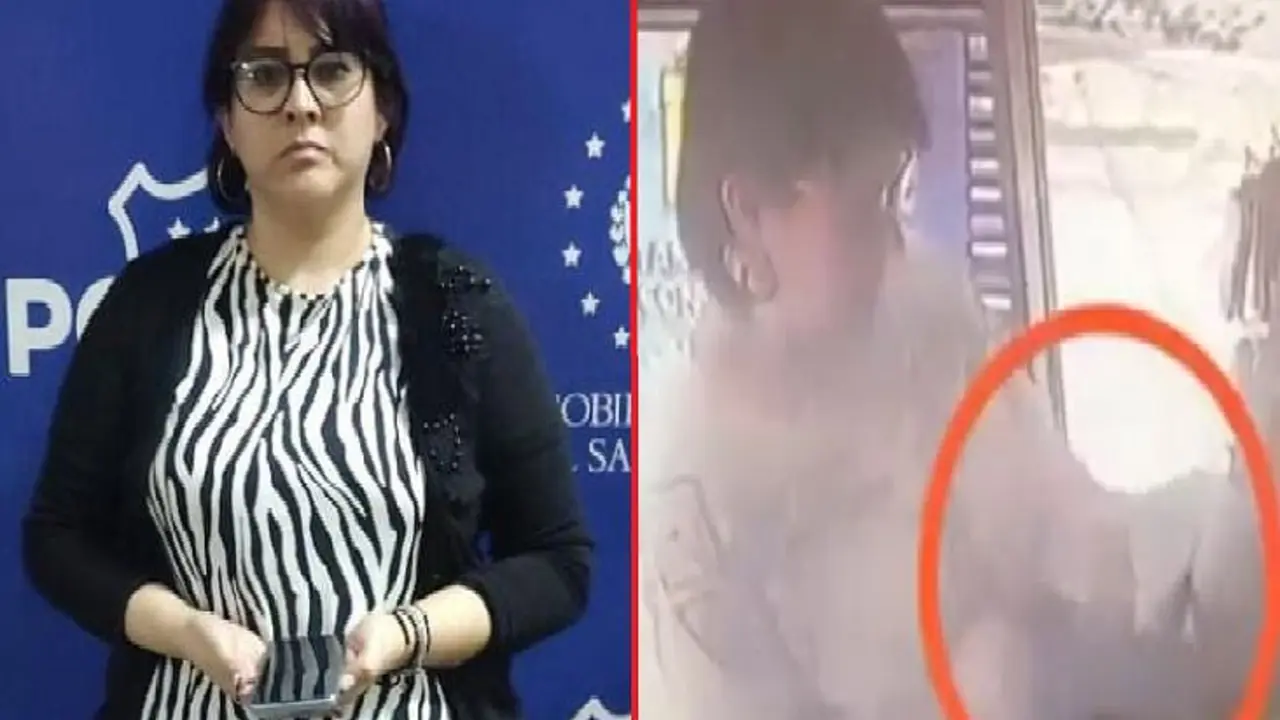 Mujer en La Escal&oacute;n