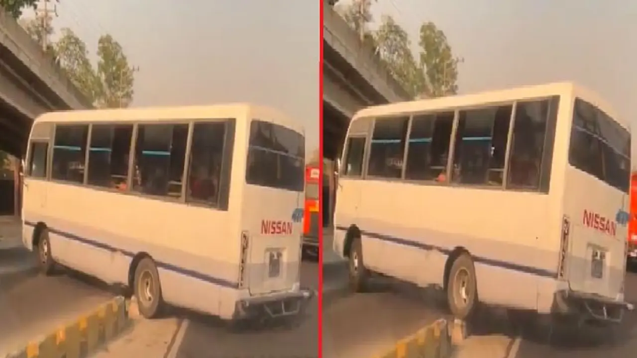 Microbusero de la 41-F en bulevar del Ej&eacute;rcito