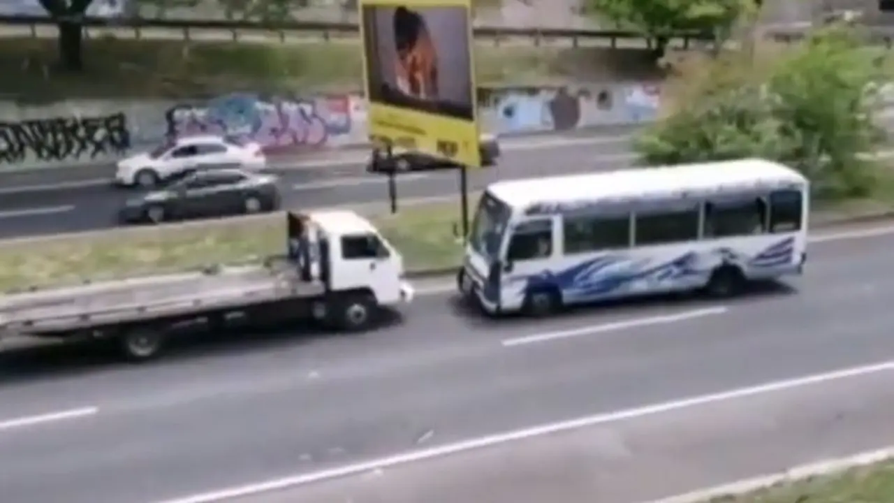 Microbusero de la ruta 45