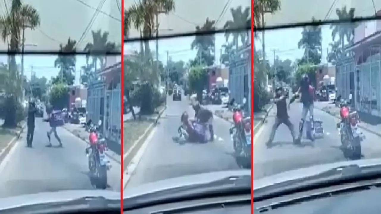 Motociclistas repartidores