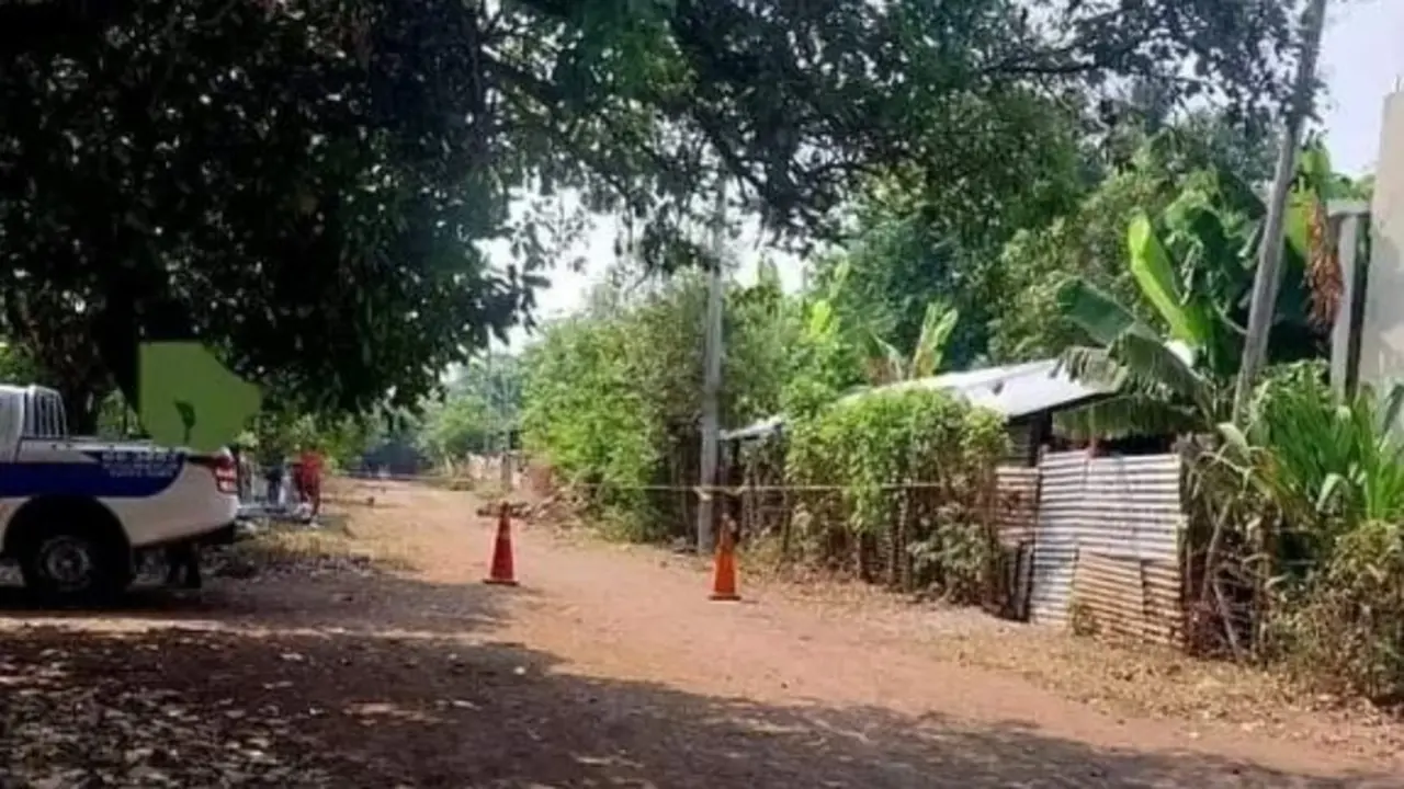 Vendedor de carne ahorcado