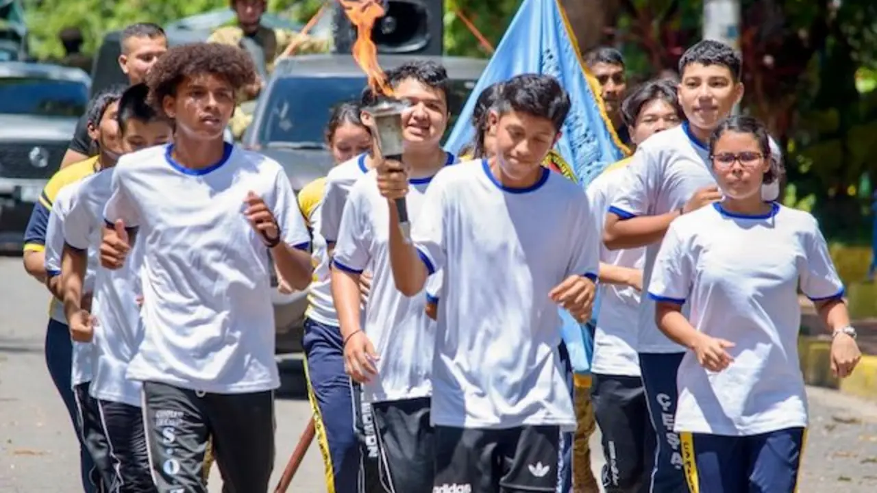 FUEGO JUEGOS  FINALIZA RECORRIDO