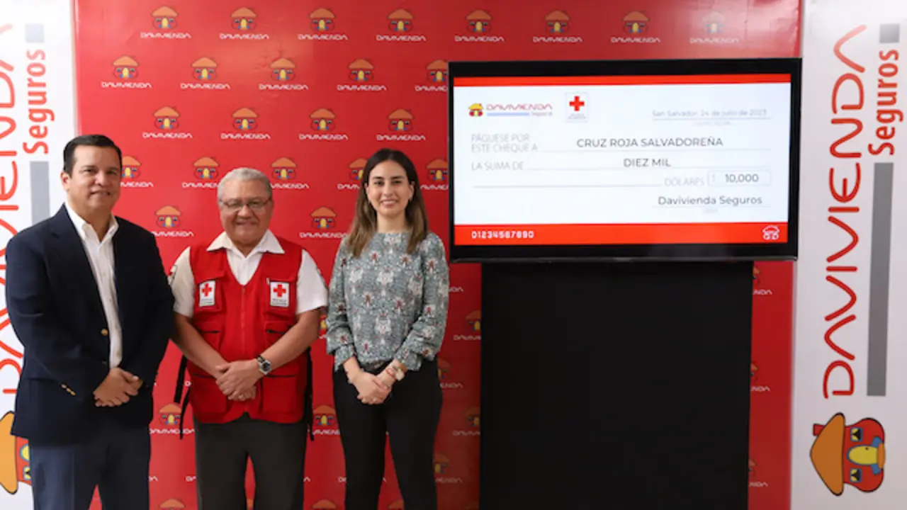 Conferencia de Prensa de la Alianza y presentaci&oacute;n de Campa&ntilde;a de Seguridad Vial - Cruz Roja Salvadore&ntilde;a patrocinaodo por Banco Davivienda, el 24 de junio de 2023 en las instalaciones del Centro Financiero Davivienda en San Salvador.
Foto Banco Davivienda/ Salvador Melendez