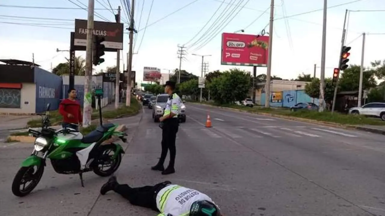 Gestor VMT atropellado San Salvador