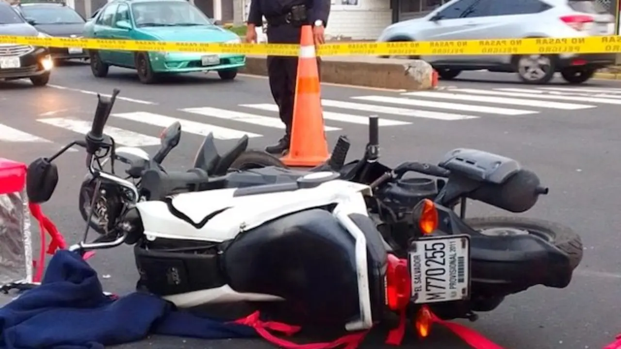 Accidente motociclista muerto