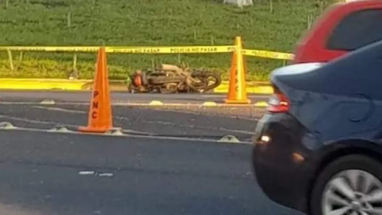 Accidente motociclista