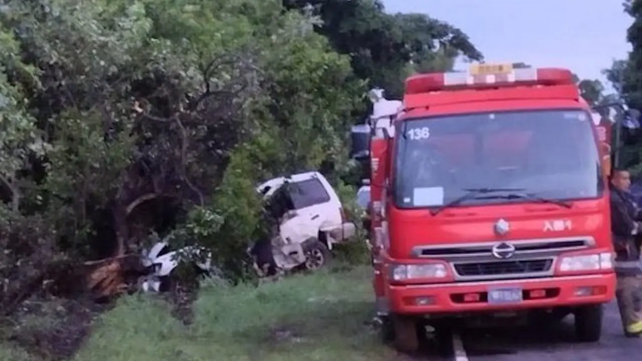 Muerto Joel Oswaldo Guerrero, 24 a&ntilde;os, accidente Jiquilisco