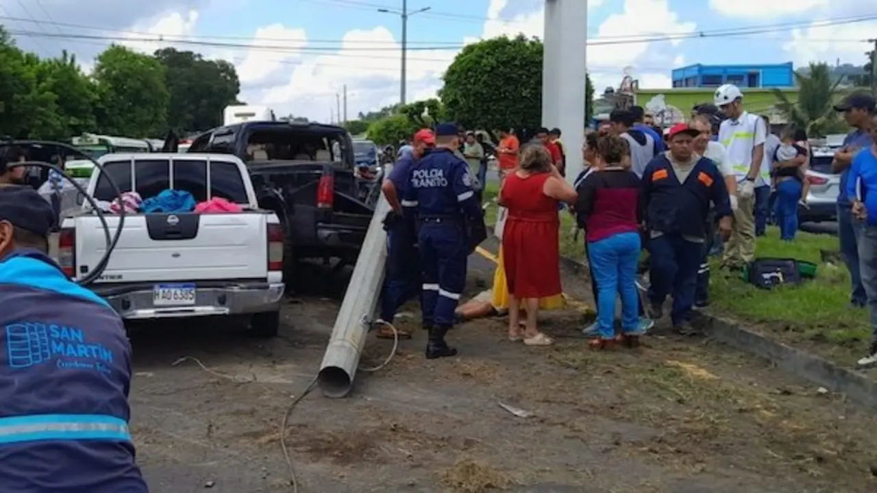 Accidente San Mart&iacute;n 7 lesionados 06-10-2023