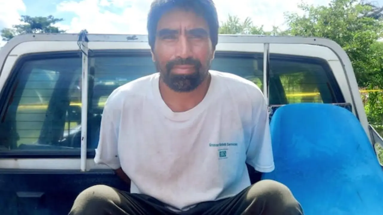 Hugo Alberto Ramos Palma, acusado de dispararle con una escopeta a un vecino en Texistepeque Santa Ana