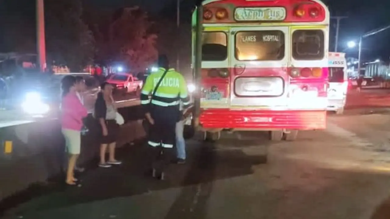 Accidente carretera a Santa Ana una fallecida atropellada 30-10-2023