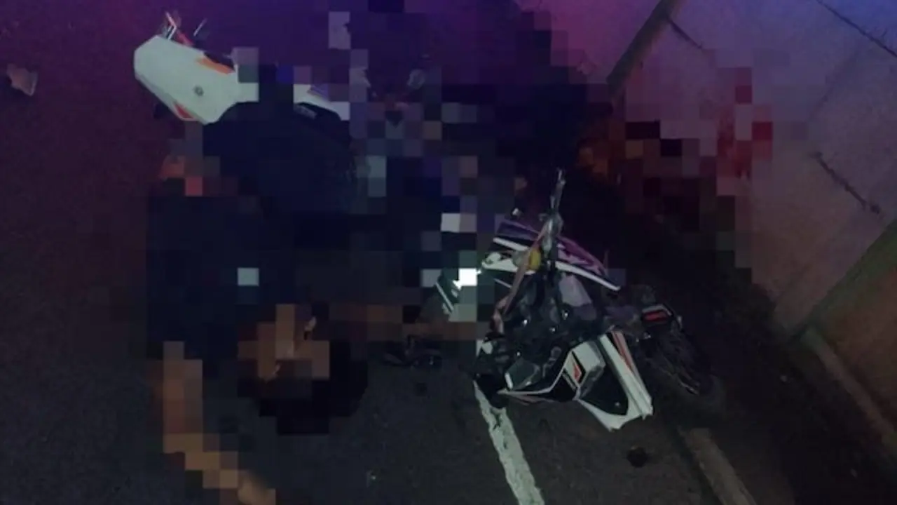 MOTOCICLISTA ACCIDENTADO