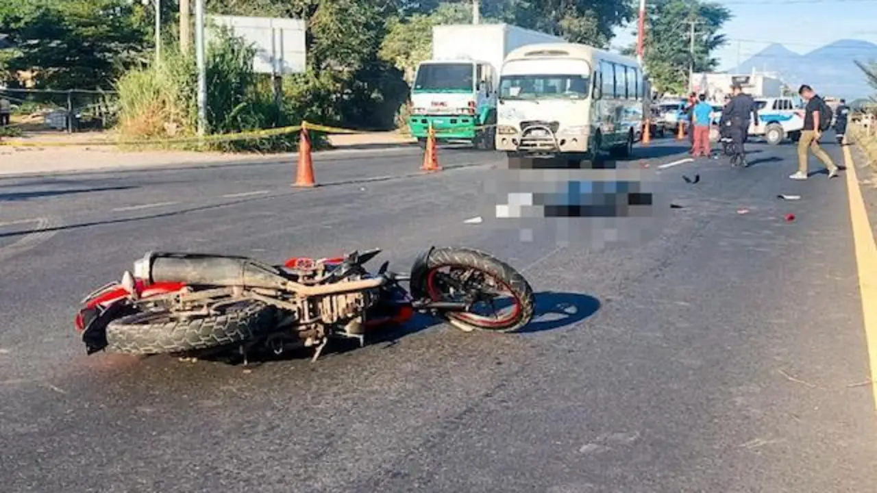 Motociclista fallecido Colón 29-11-2023