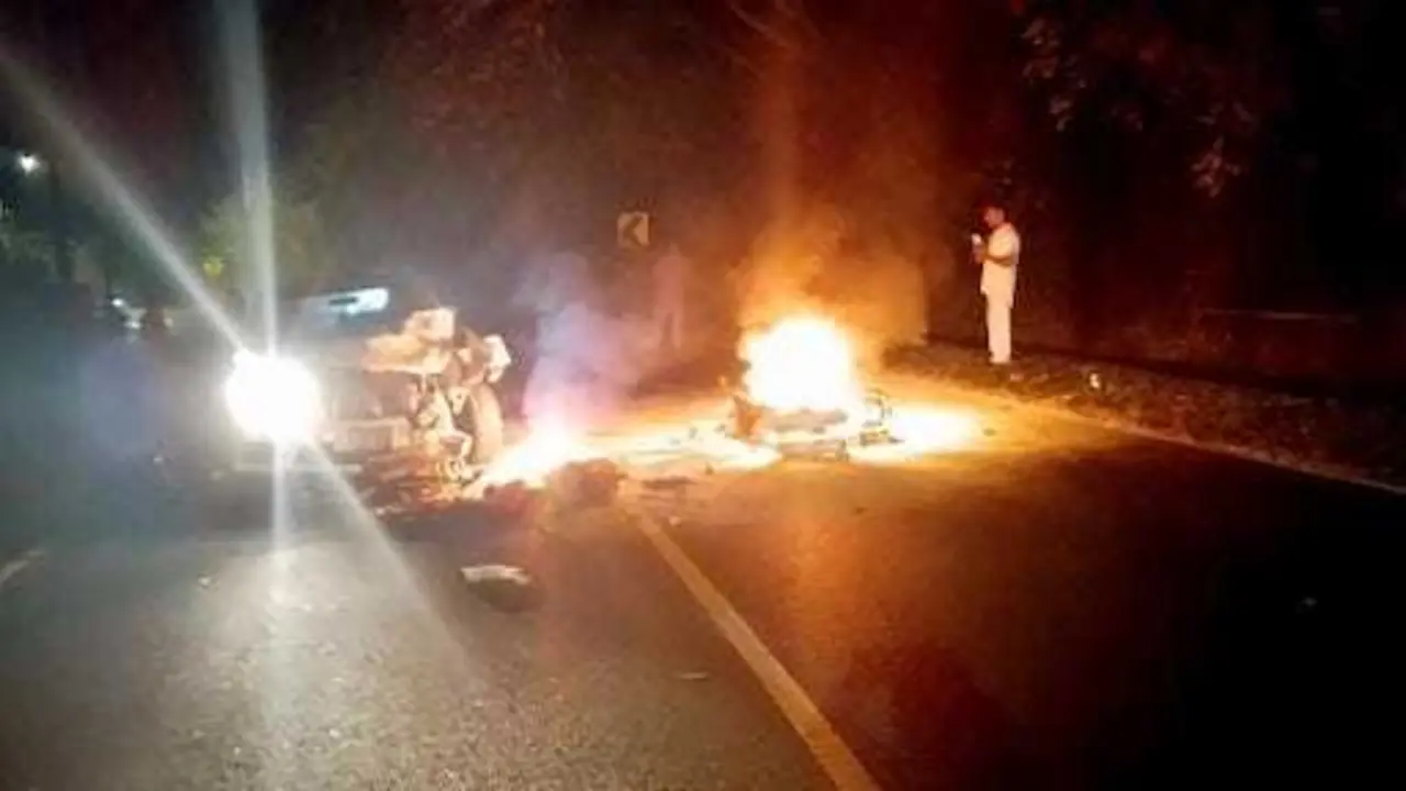 Agente fallecido en accidente de moto en Ataco 28-12-2023