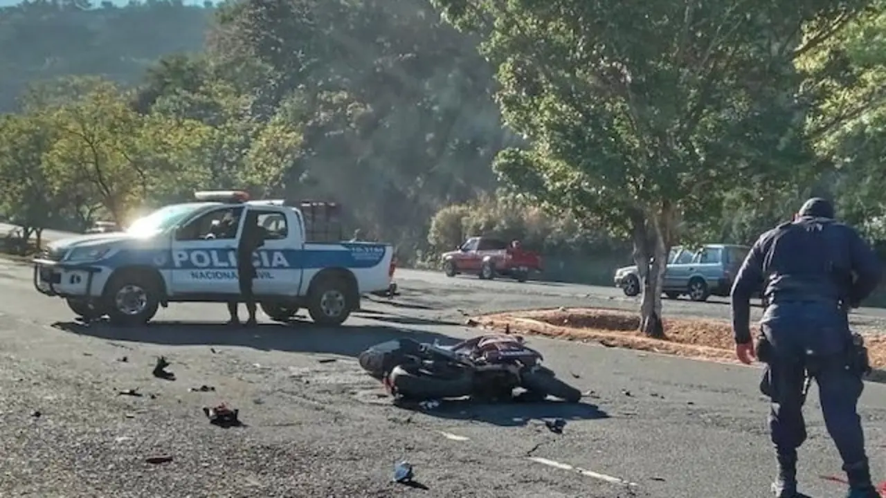 Motociclista fallecido accidente 31-01-2024