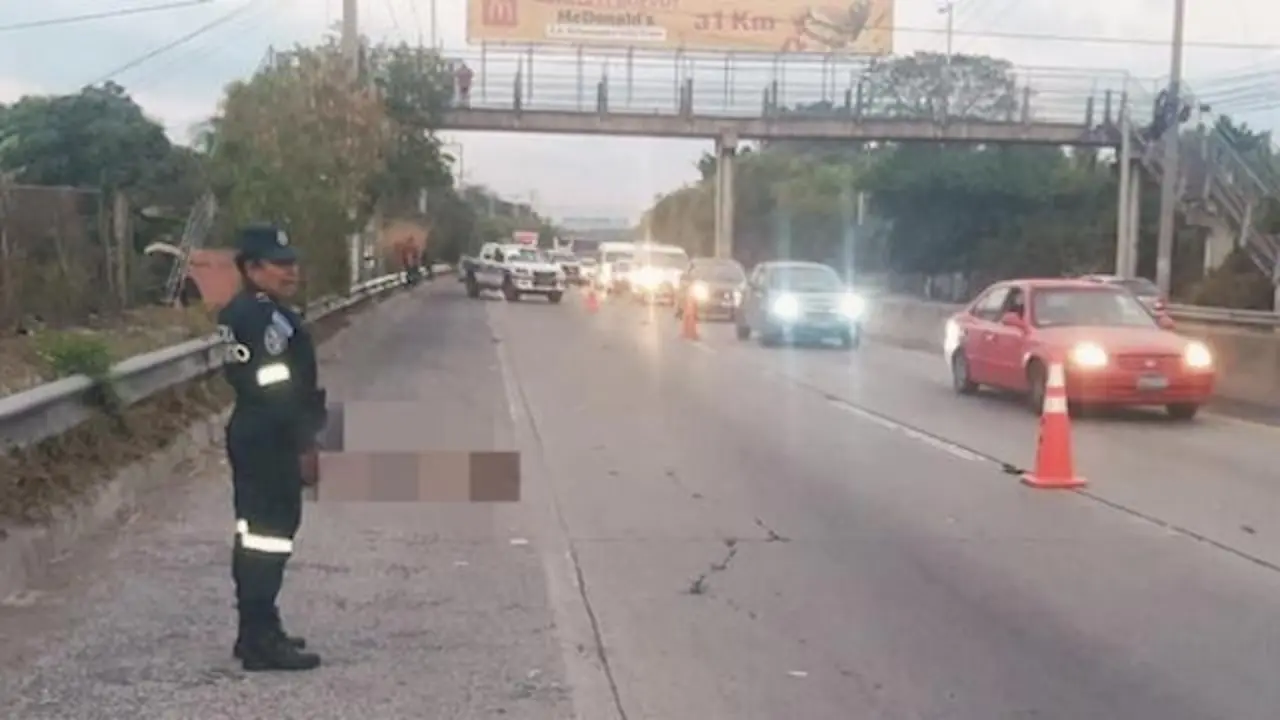 Mujer atropellada Carretera de Oro 06-02-2024