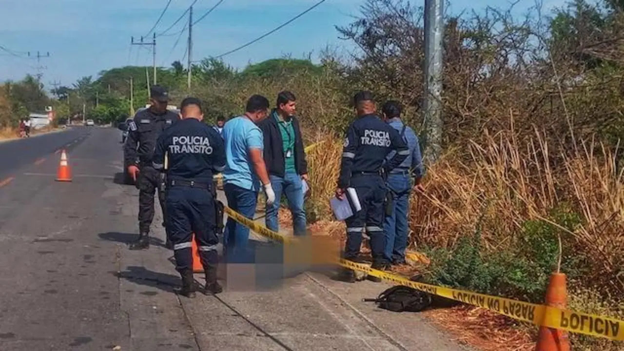 Motociclista 40 años fallecido accidente excesiva velocidada Los Ranchos, Miraflores, San Miguel 15-03-2024