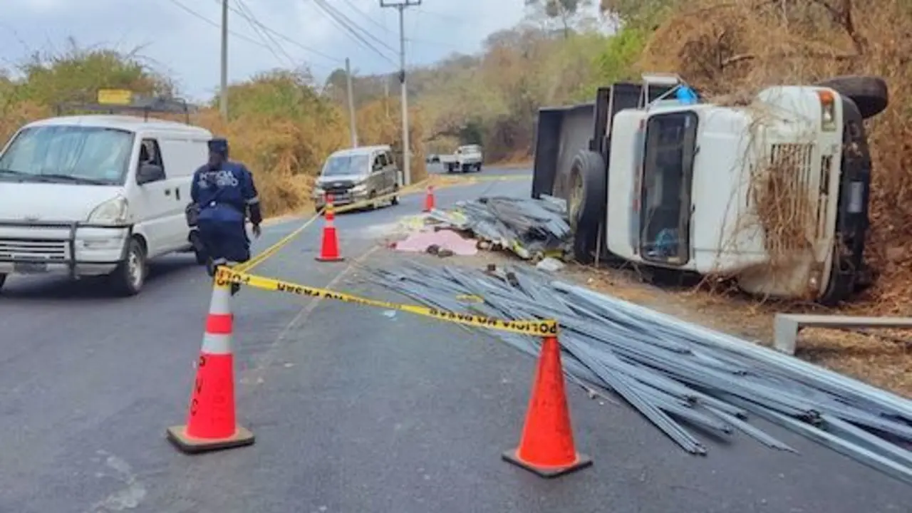 Conductor de camión fallecido en accidente en San Vicente 03-04-2024