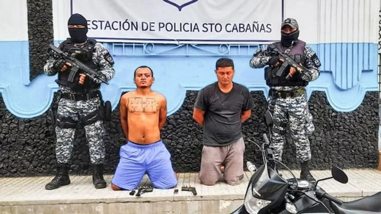 Juan Carlos Pineda Cubías, alias Vengador, y Martín Serafín Hernández Romero, alias El Gato, MS-13
